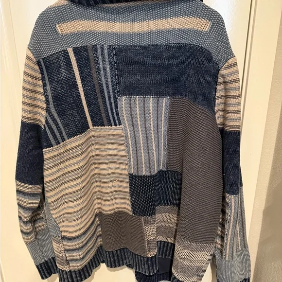 Lucky Brand patchwork cardigan - Picture 2 of 9